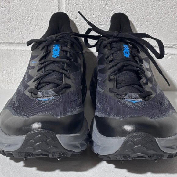 Hoka One One Speedgoat 5 GTX SPIKE Black Trail Running Shoes Mens Size 10.5 NEW main image 5